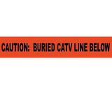 NMC NDOCATV Caution Buried Catv Line Below Informer Non-Detectable Warning Tape